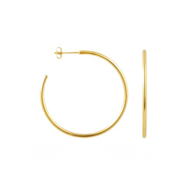 Celeste Hoop Earrings Gold