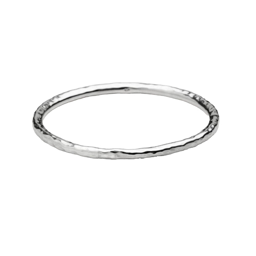 Classic Hammered Bangle