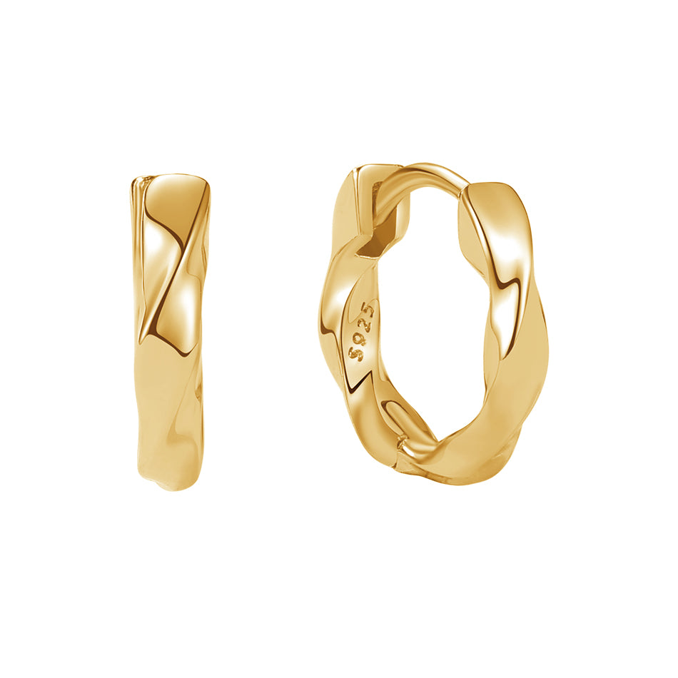 Curved Huggies, Gold