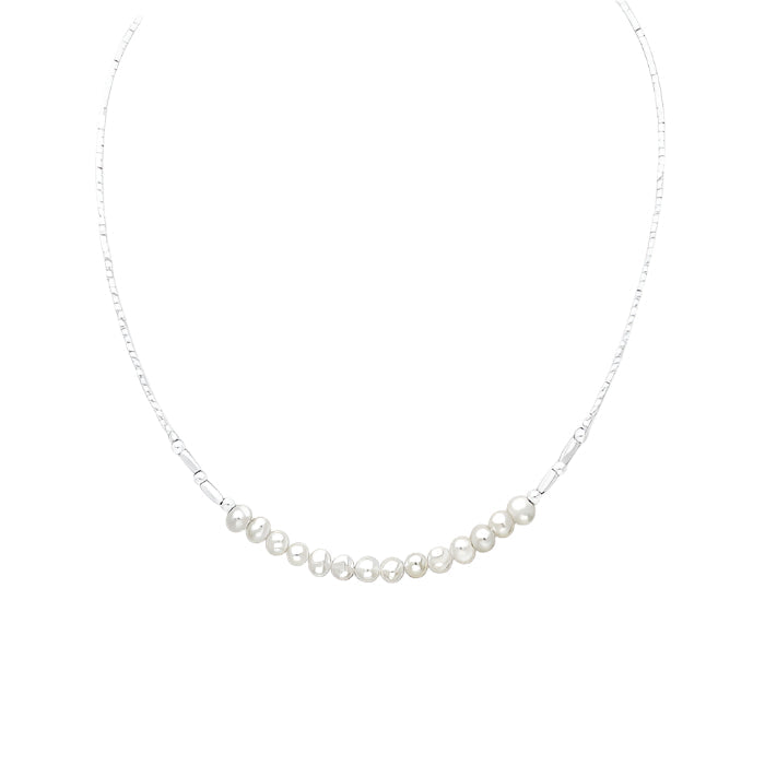 Moonlit Pearl Necklace