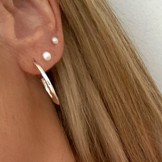 Tiny Pearl Earrings