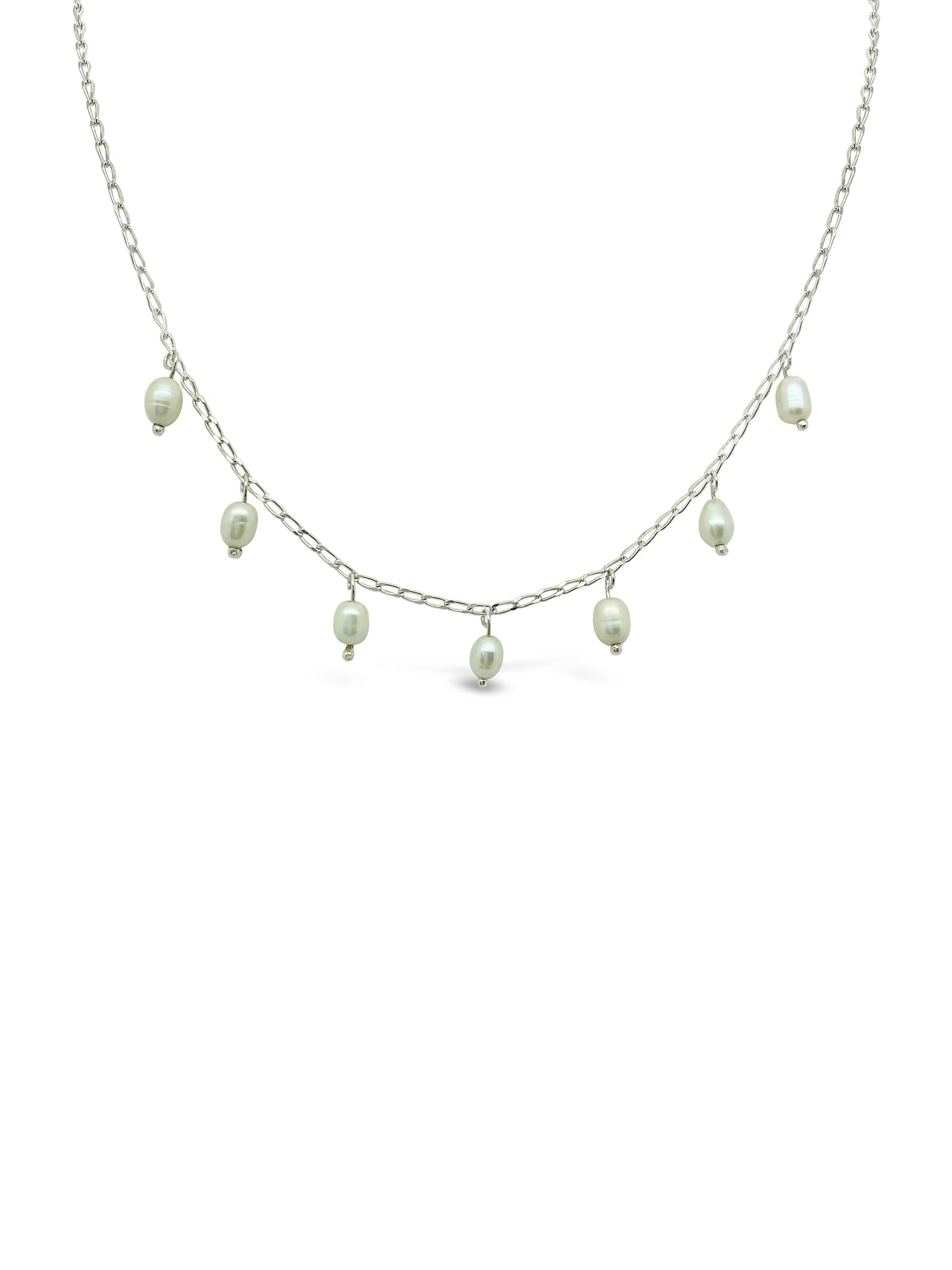 Scattered Pearl Necklace