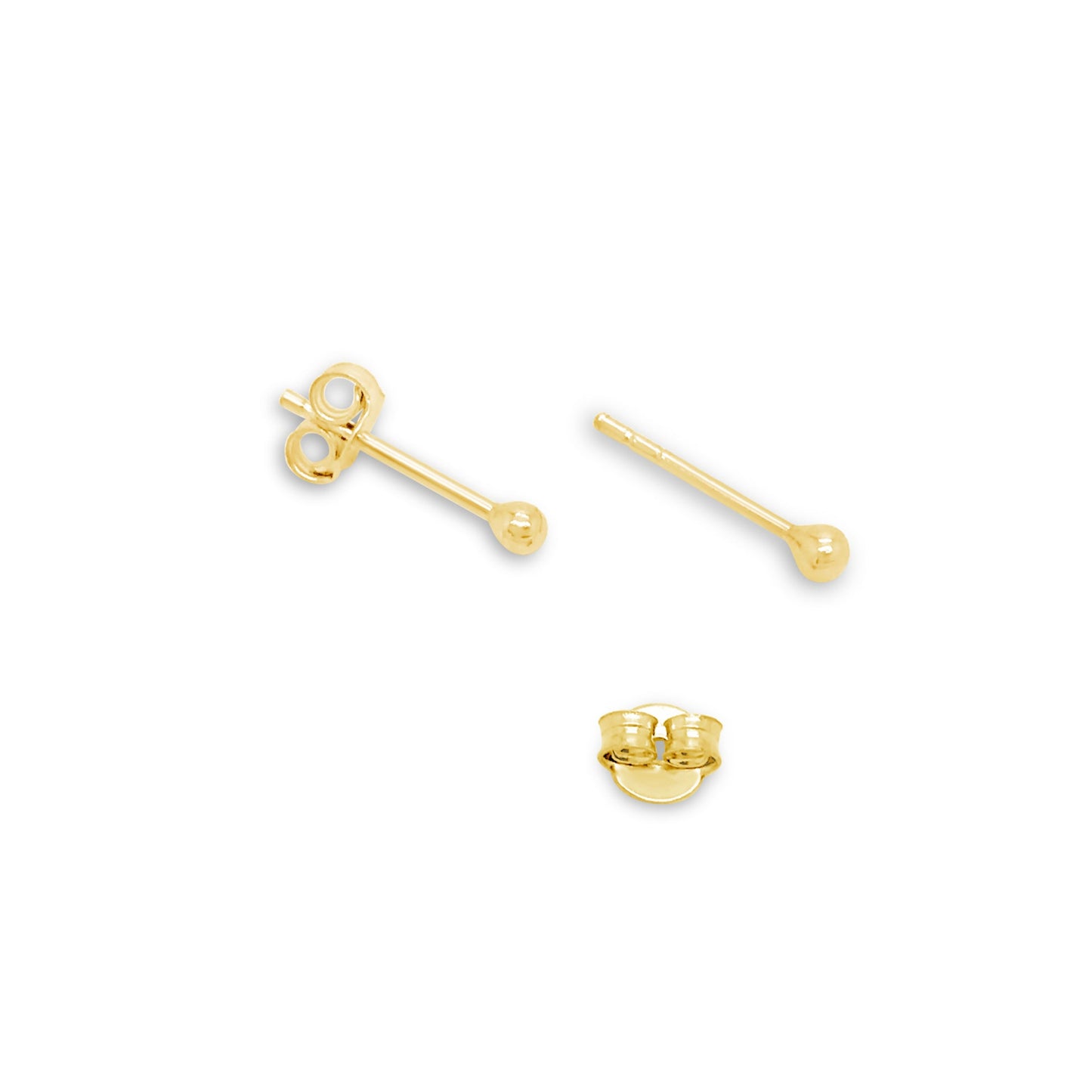 Tiny Gold Ball Studs