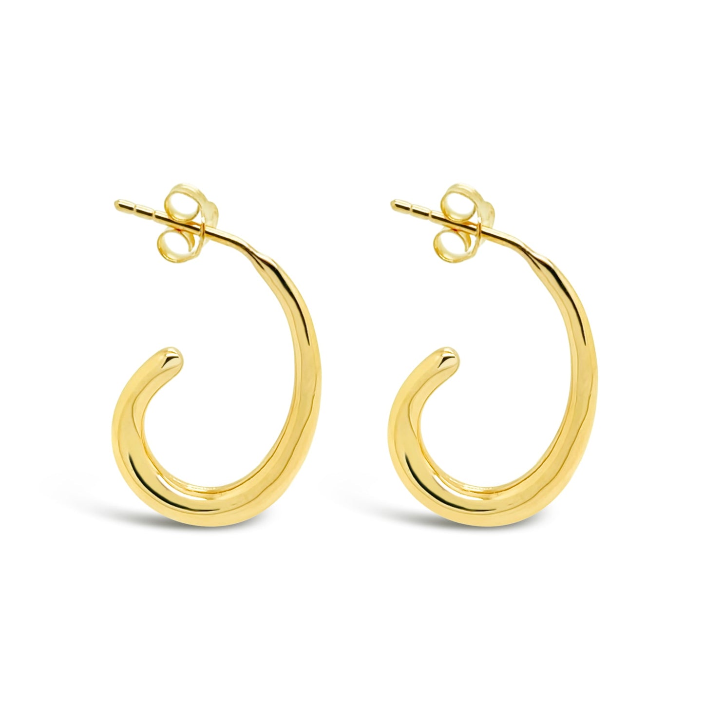 Recurved Hoops, Gold