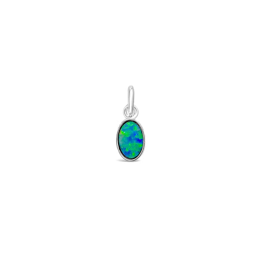 Oval Opal Charm