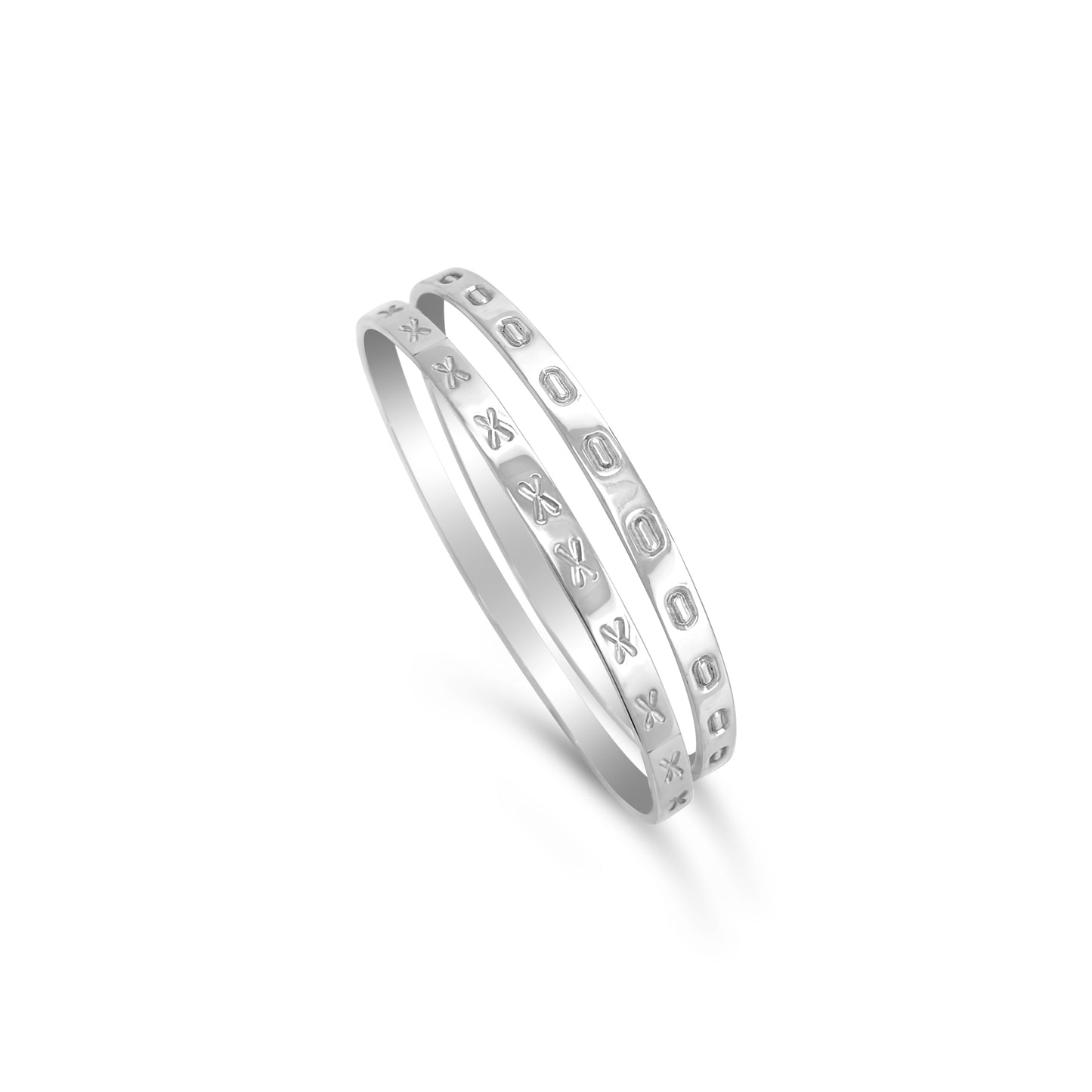 X O Kiss Hug Bangles