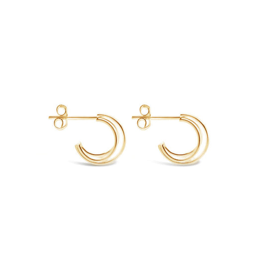 Micro Hoops Gold