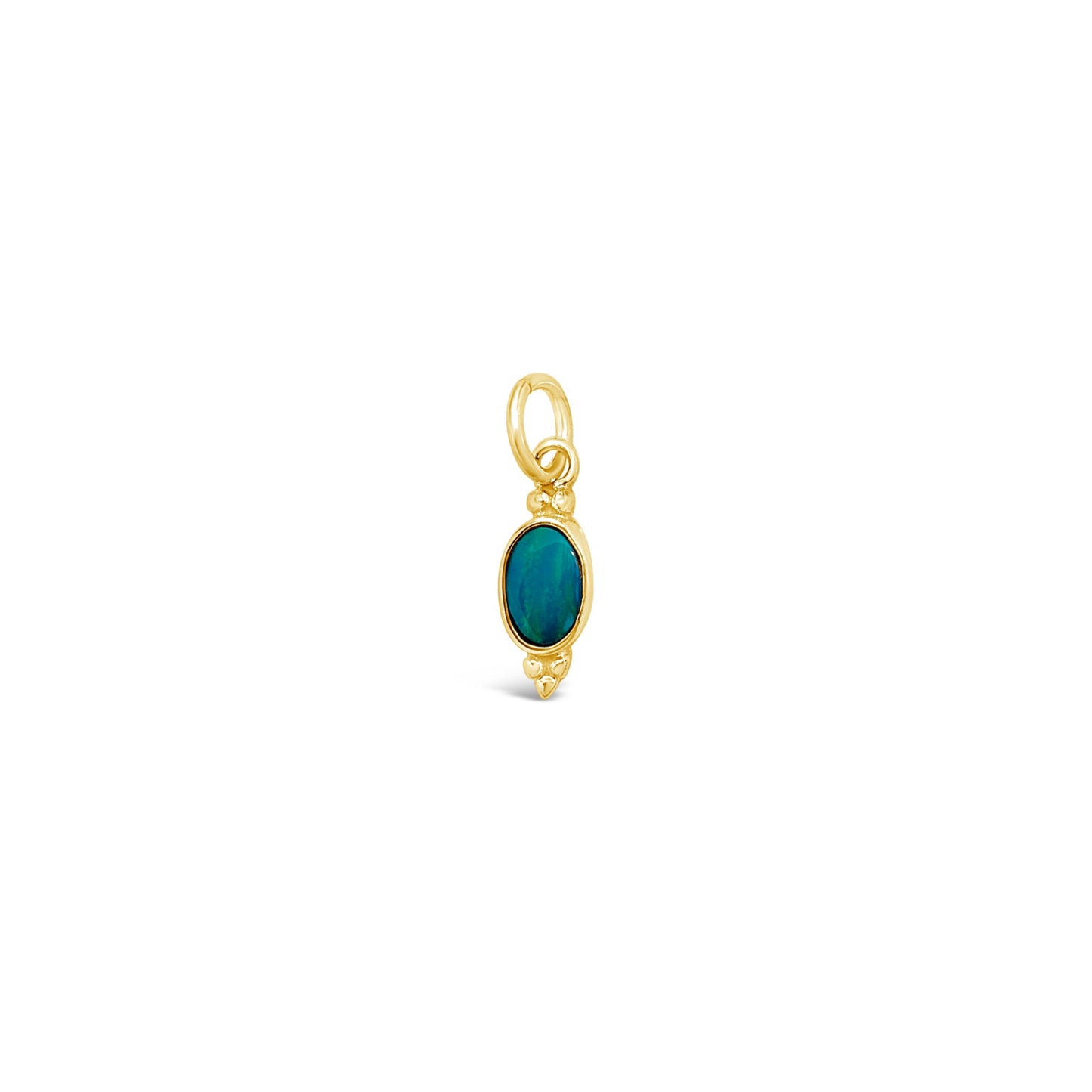 Opal Trio Charm, Gold