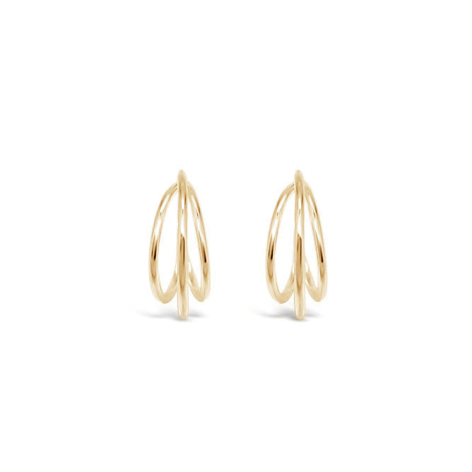 Micro Hoops Gold