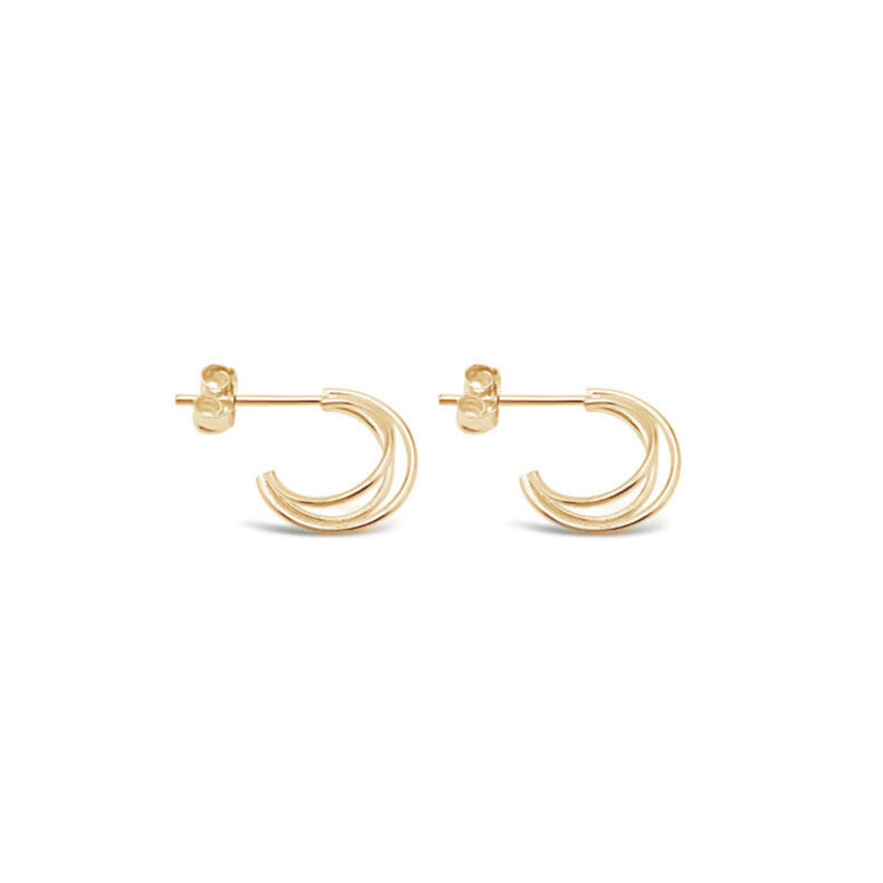 Micro Hoops Gold