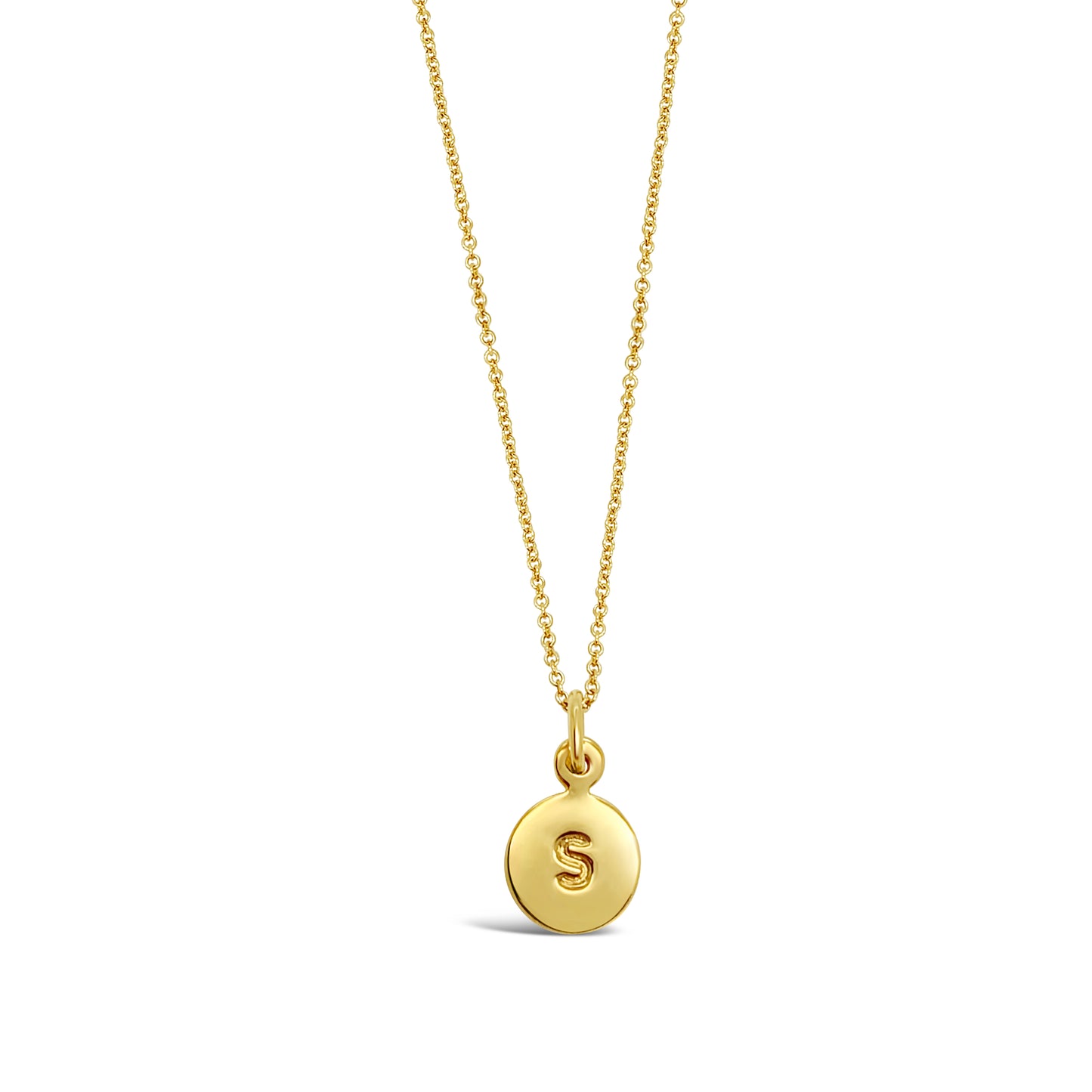 Letter Necklaces, Gold