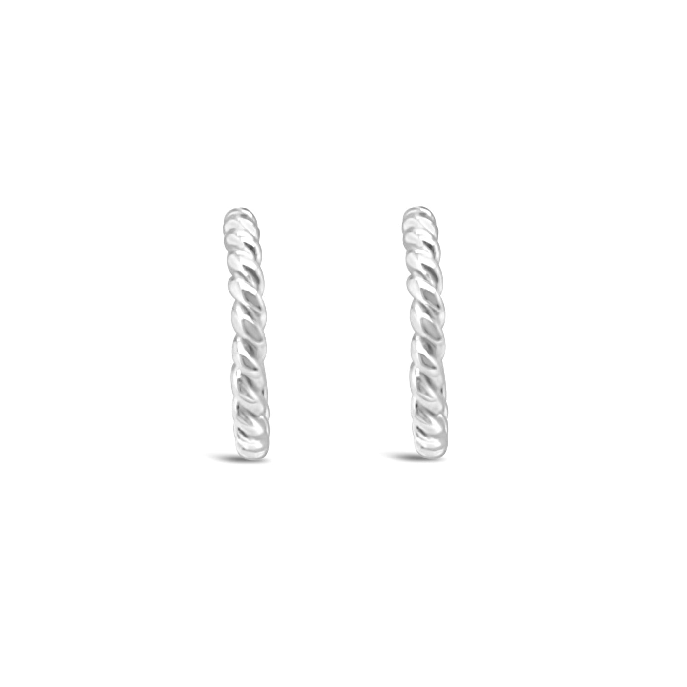 Rope Twist Hoops
