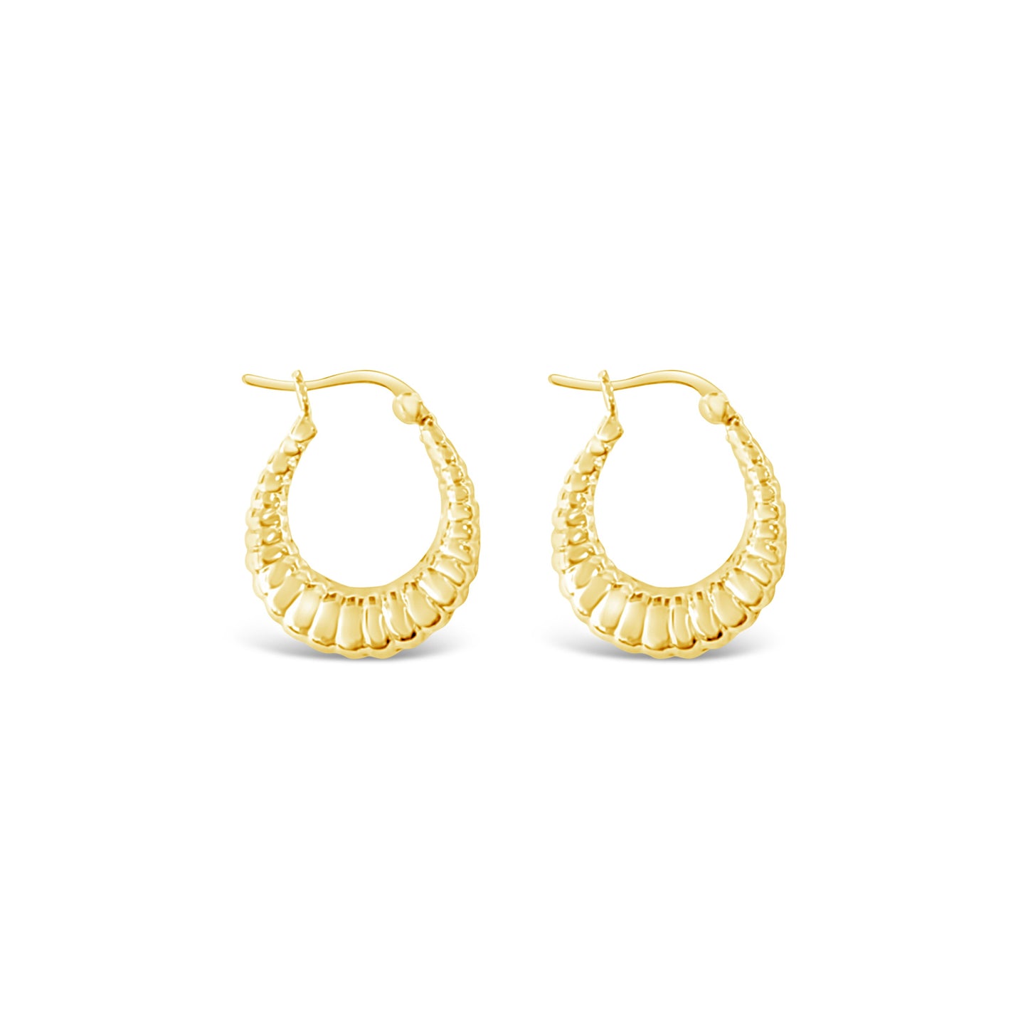 Shrimp Hoops, Gold