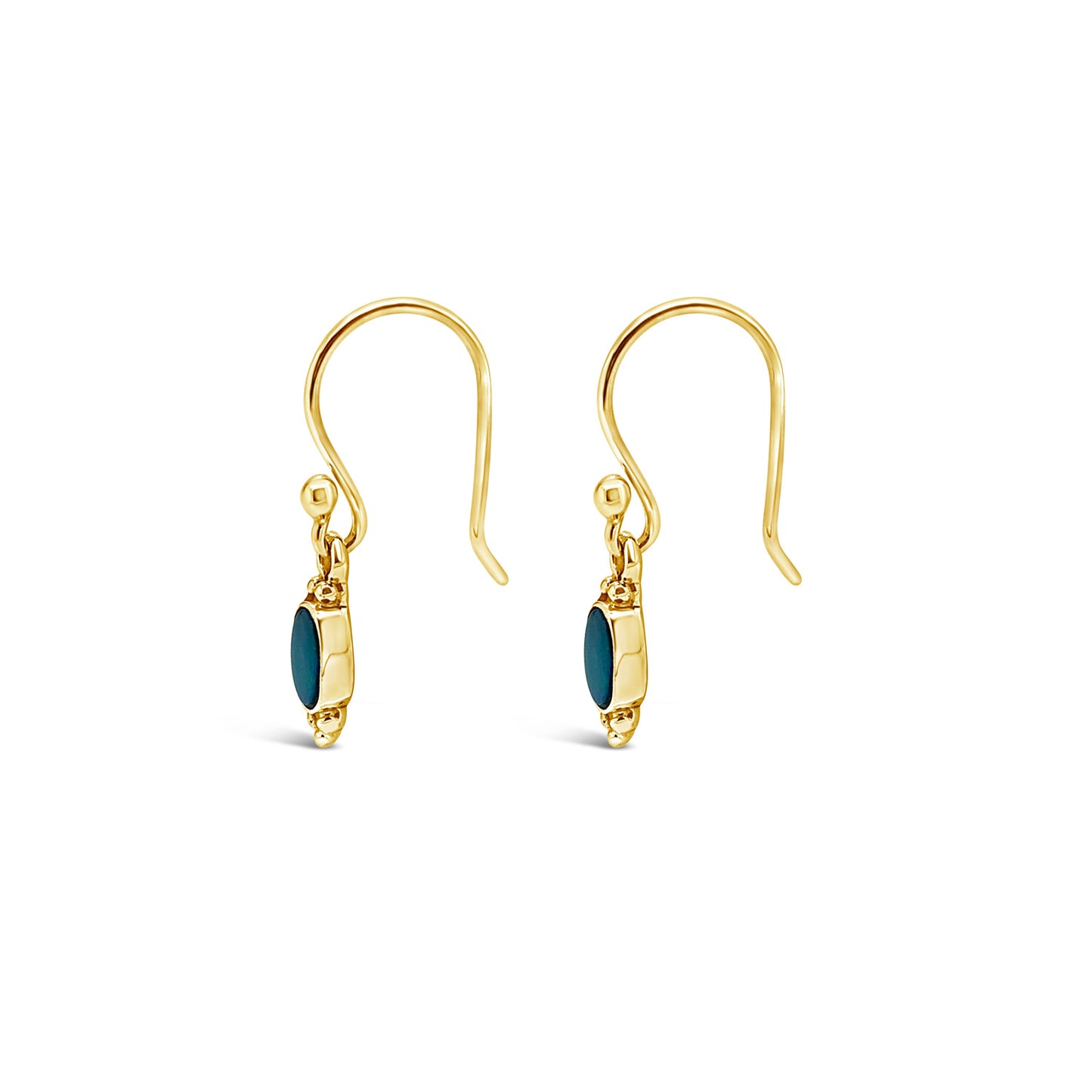 Opal Trio Earrings, Gold