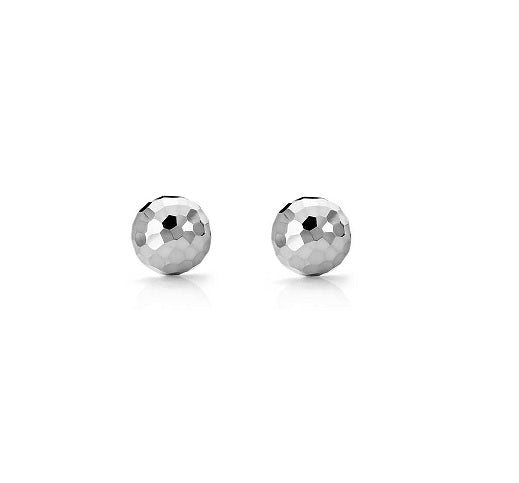 Hammered Ball Earrings