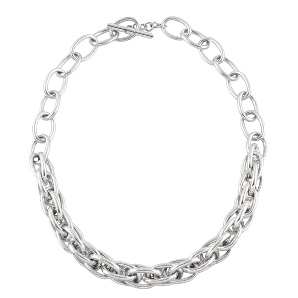 Multi Oval Link Necklace