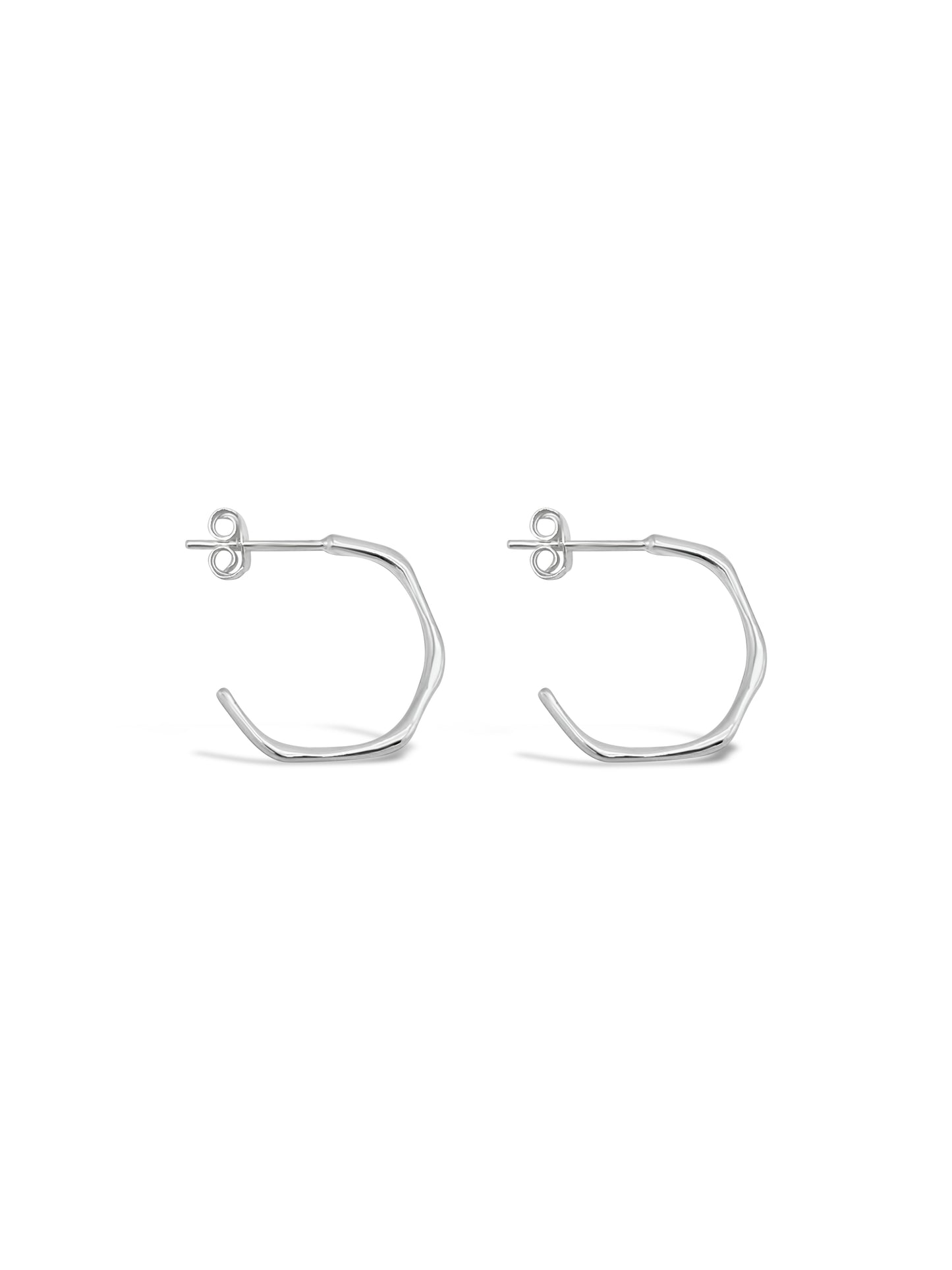 Faceted Mini Hoops