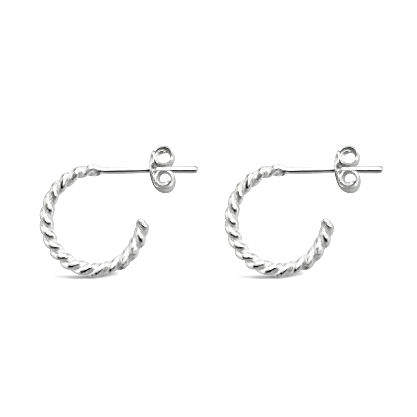 Rope Twist Hoops