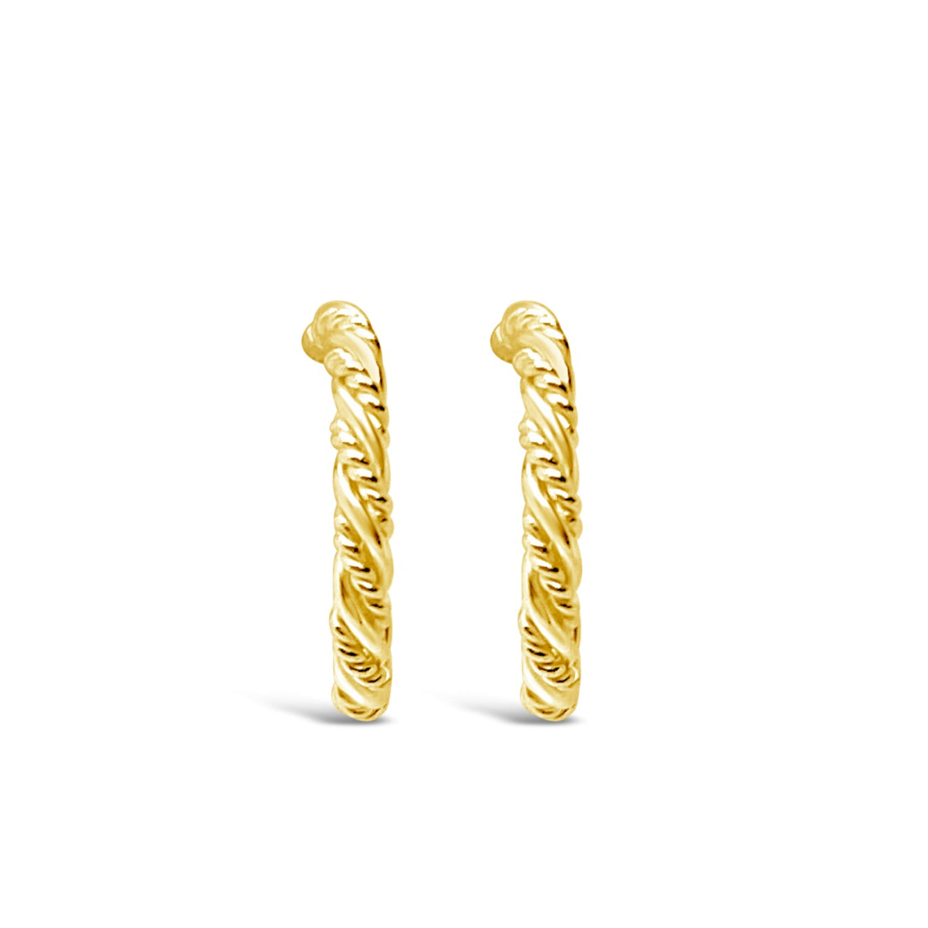Twisted Hoops, Gold