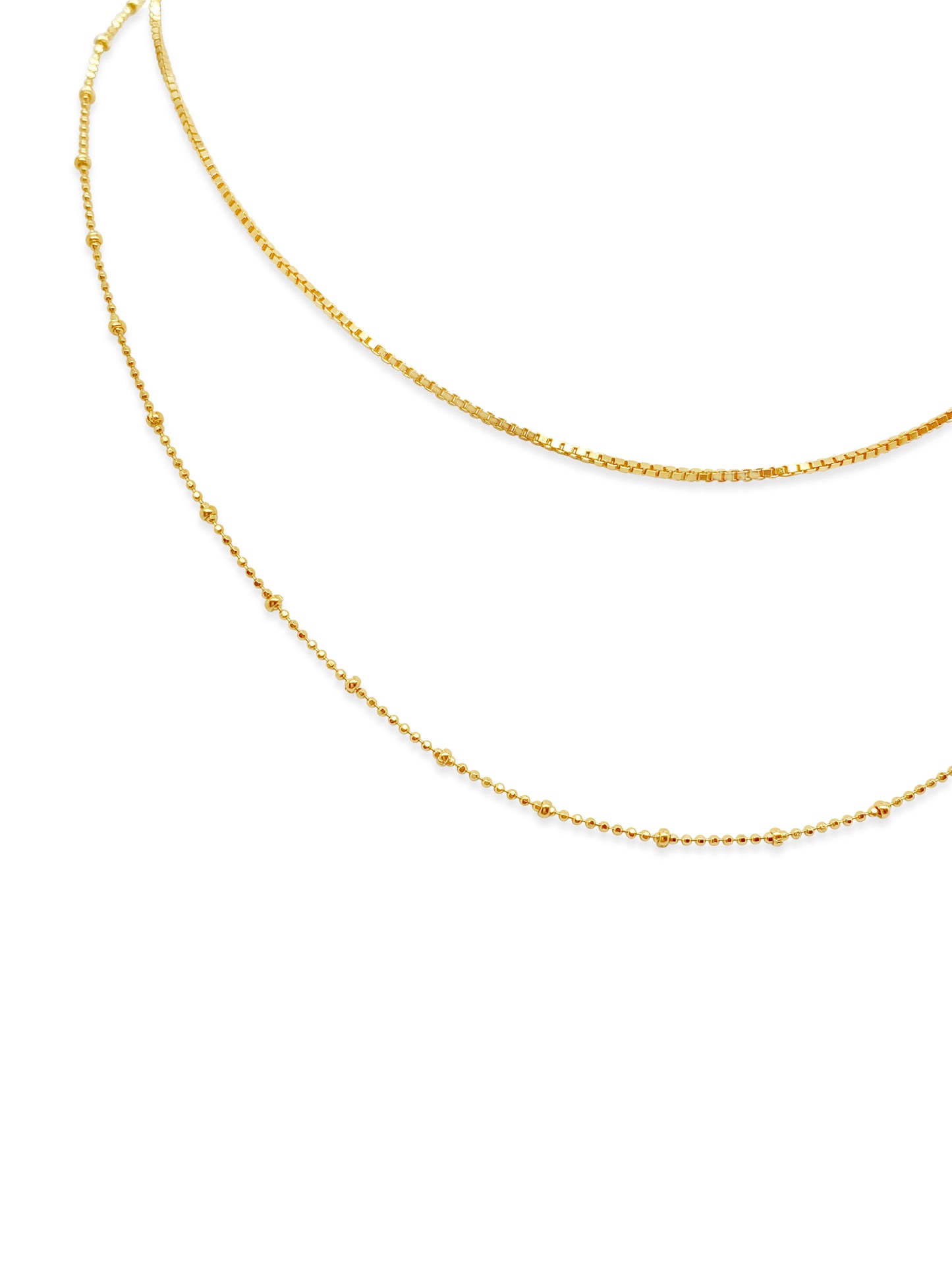 Layers Necklace, Gold