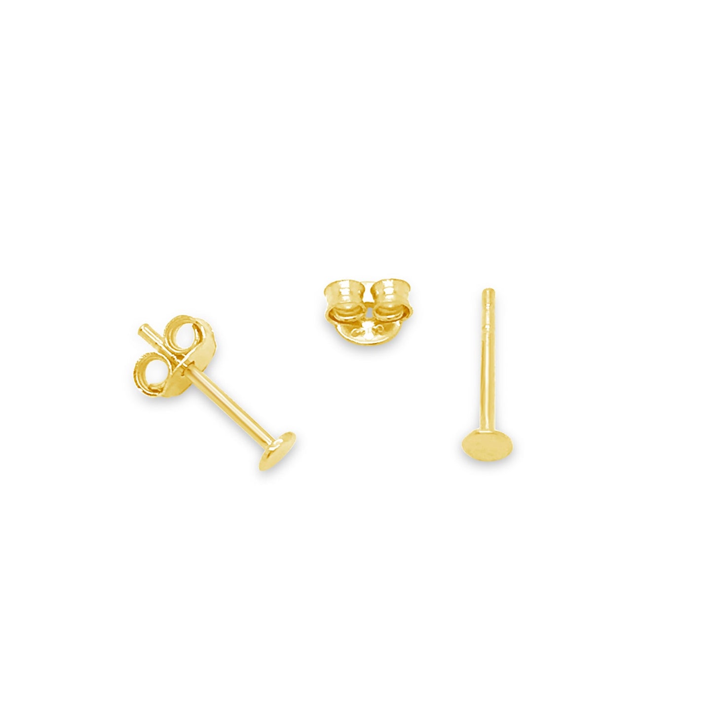 Tiny Gold Dot Studs
