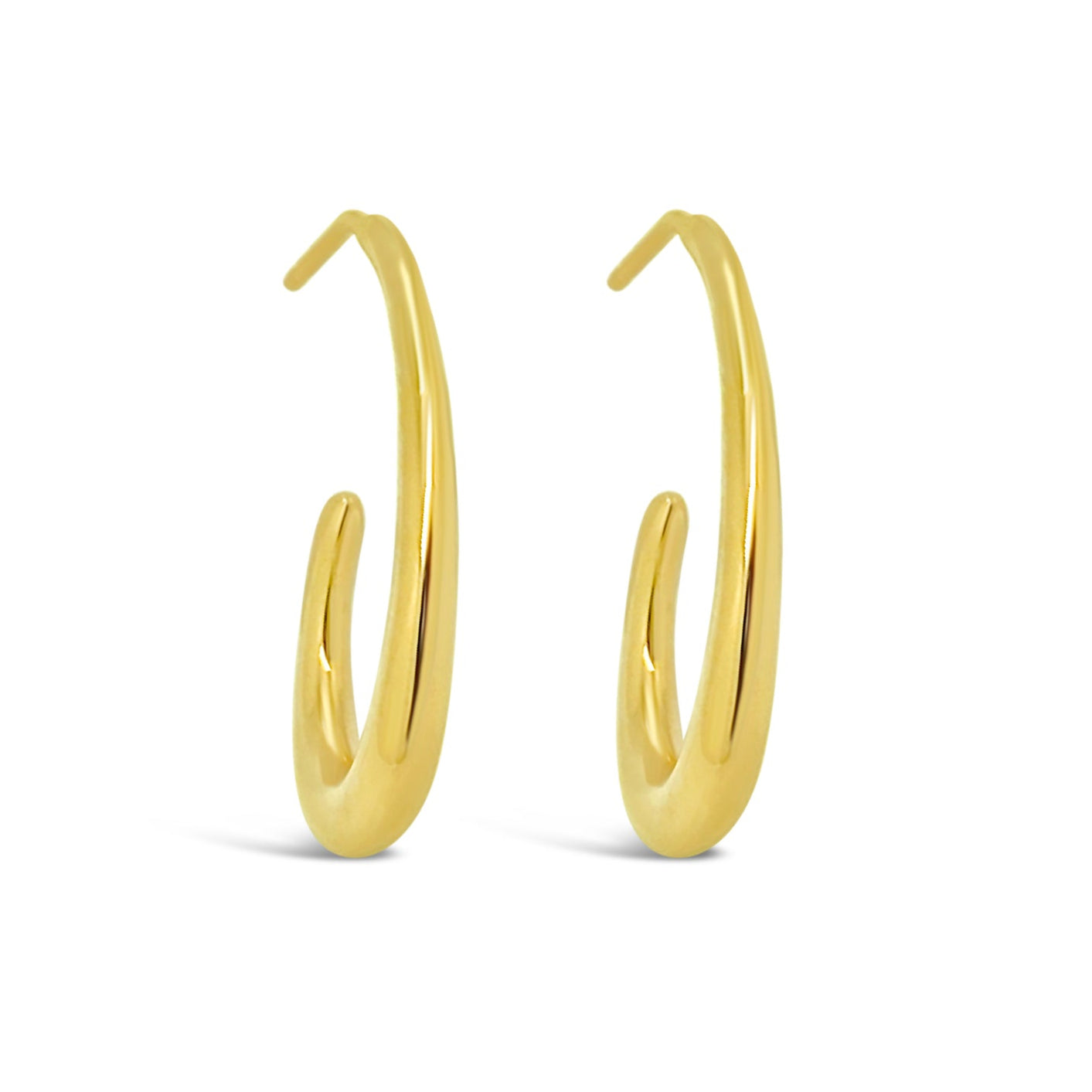 Recurved Hoops, Gold