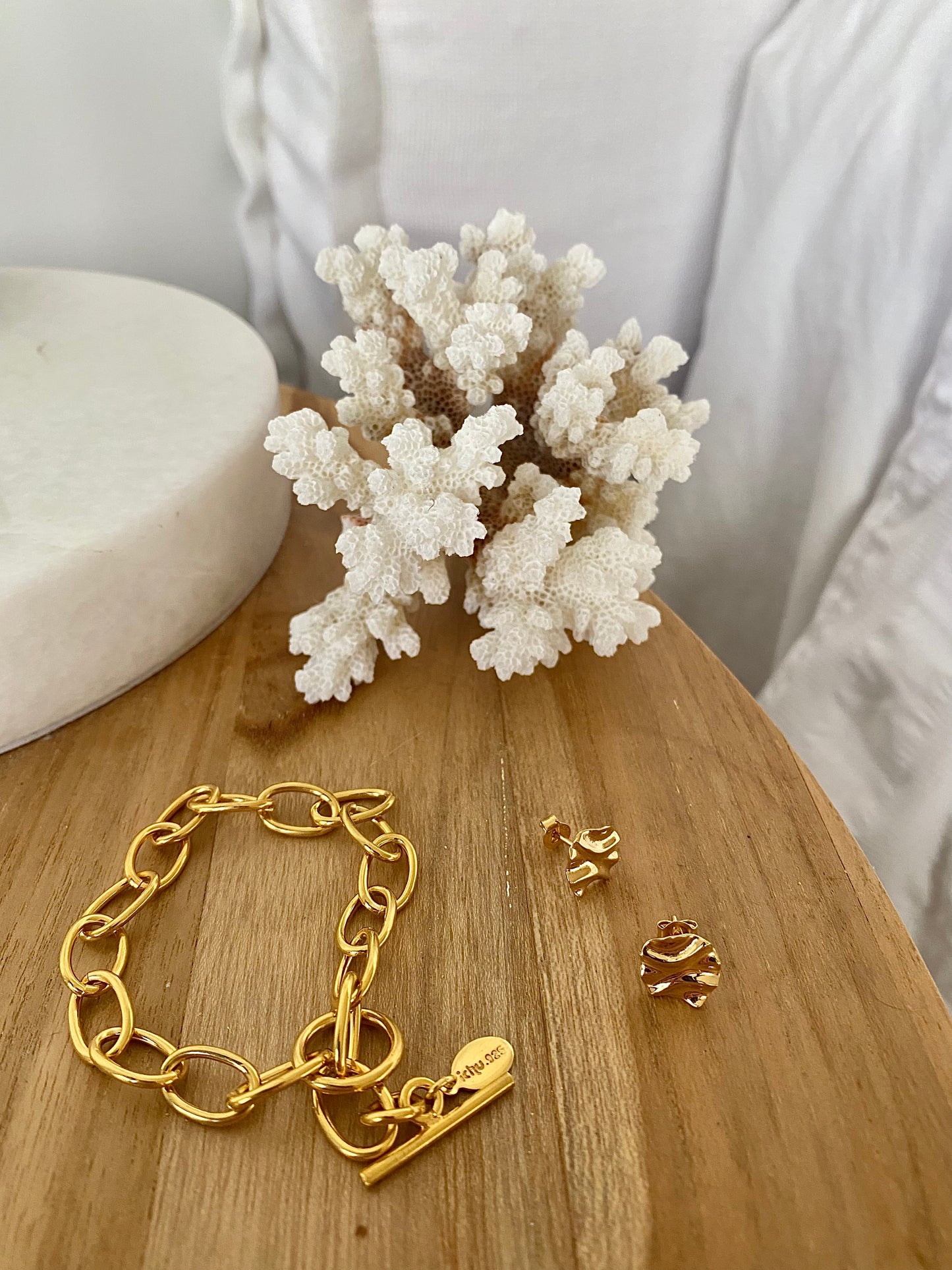 Arctic Earrings, Gold