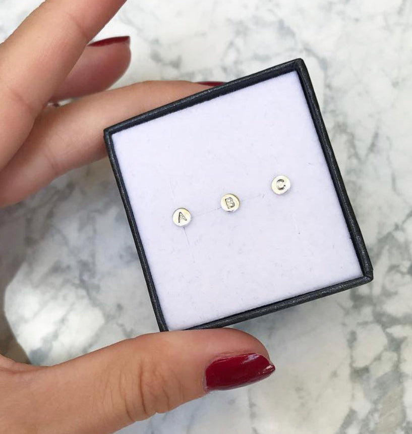 Letter Earrings