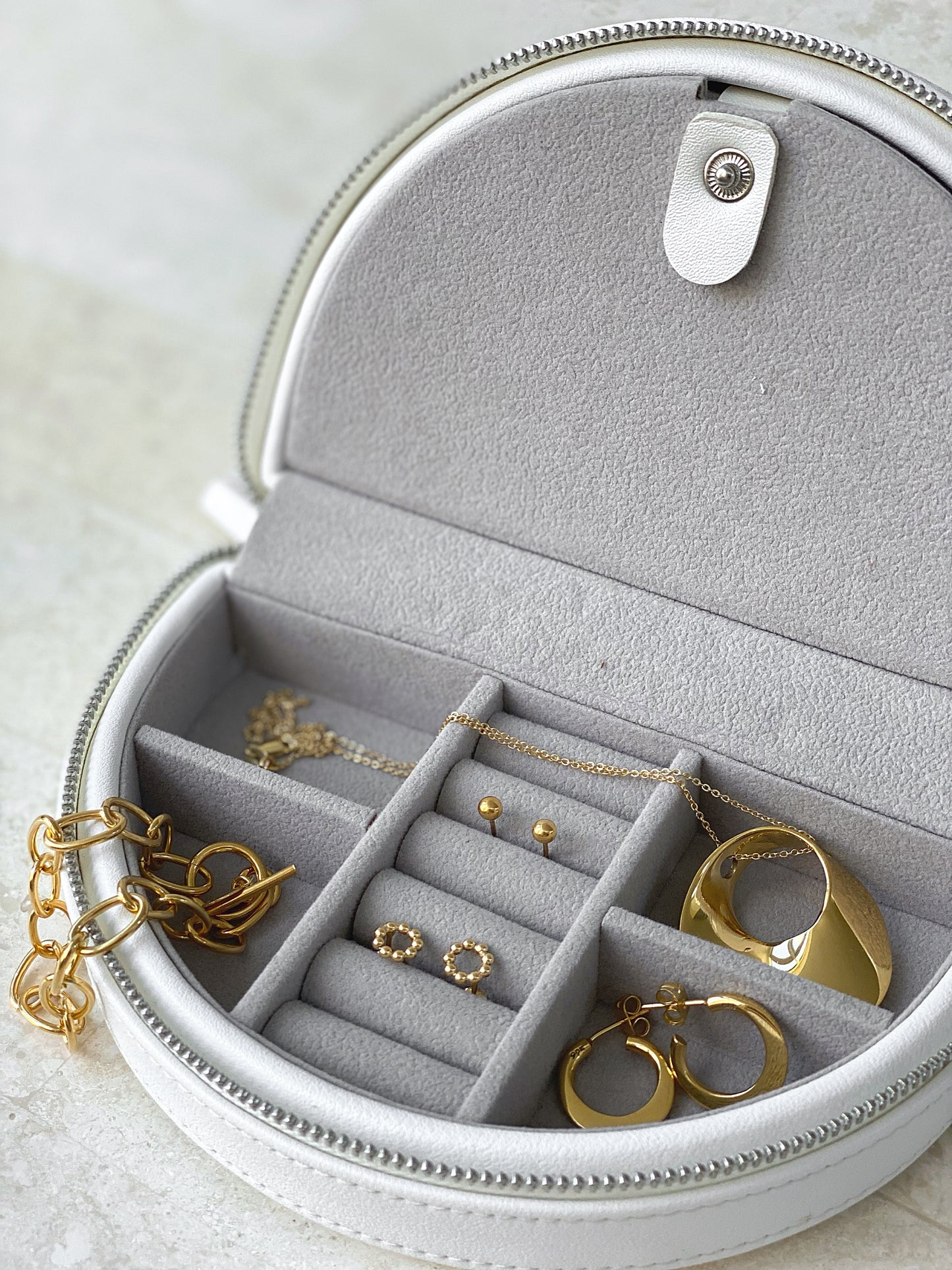 Abstract Necklace, Gold