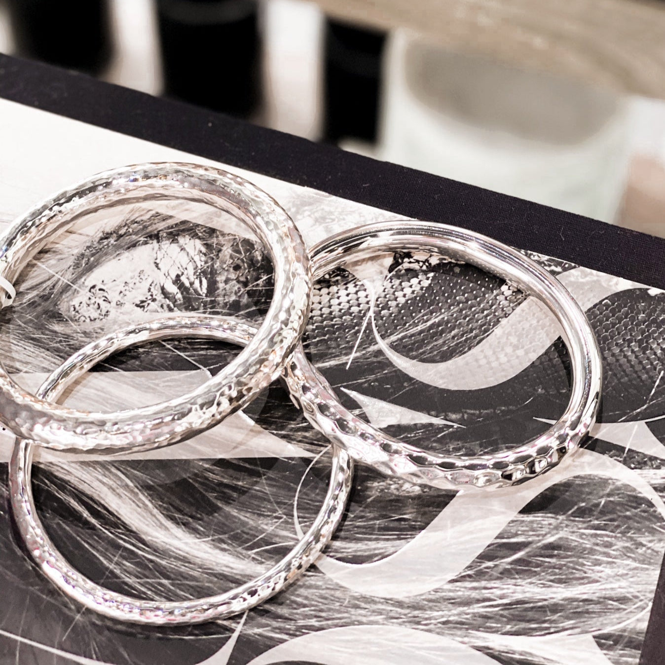 Classic Hammered Bangle