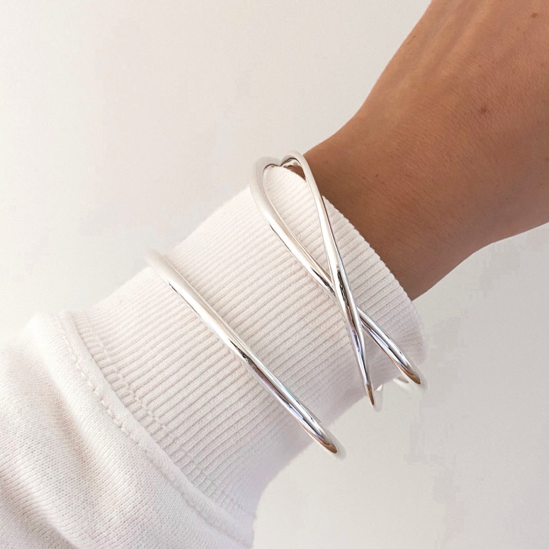 Double Band Twist Bangle