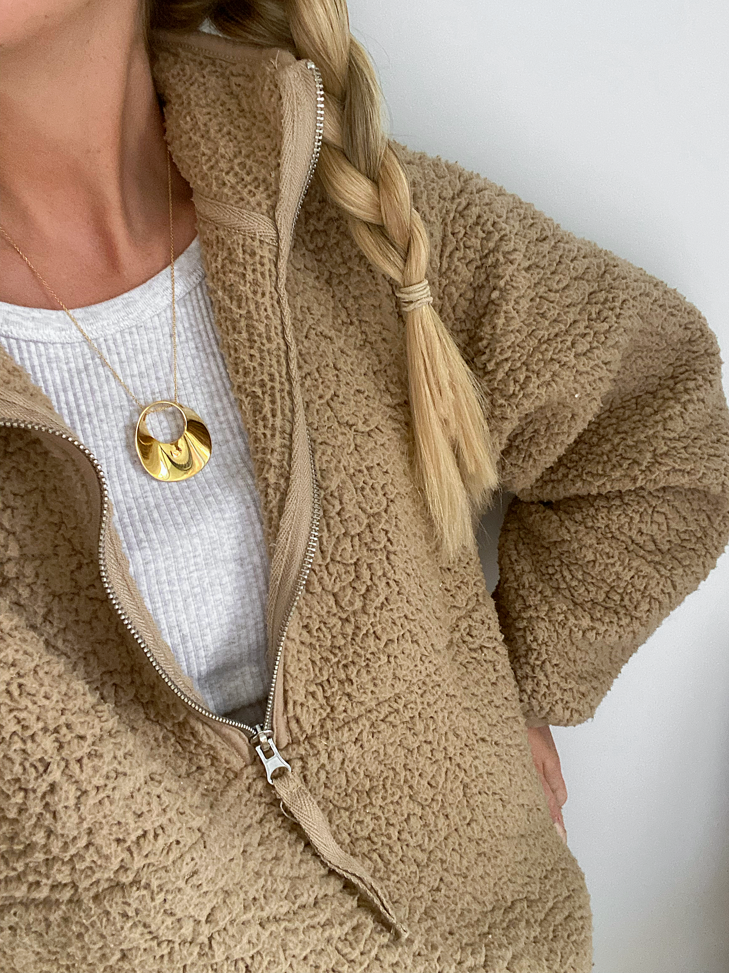 Abstract Necklace, Gold