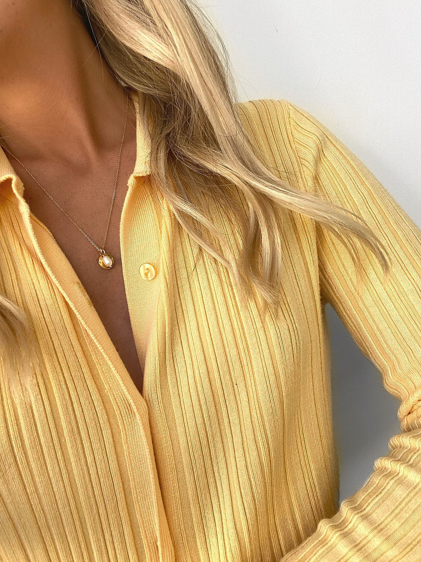 Golden Pendant Necklace