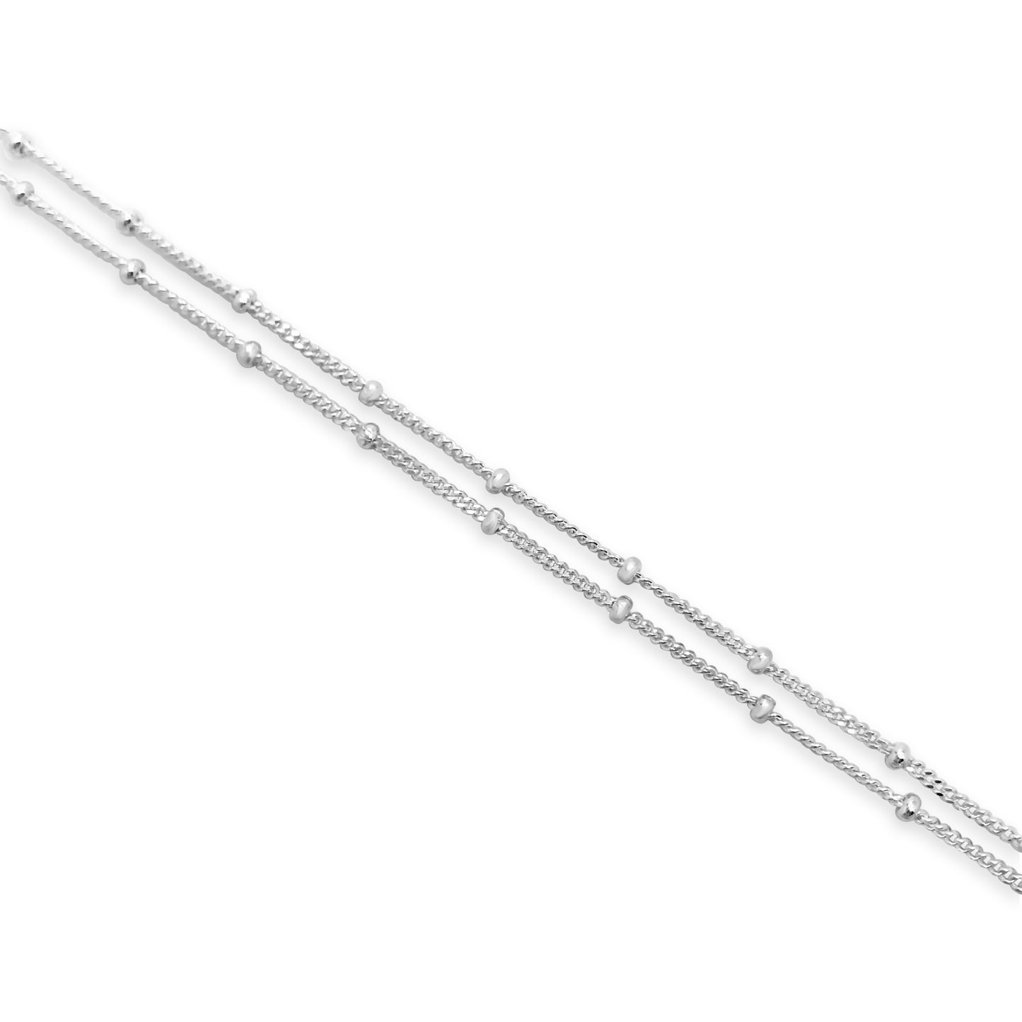 Double Chain Ball Bracelet