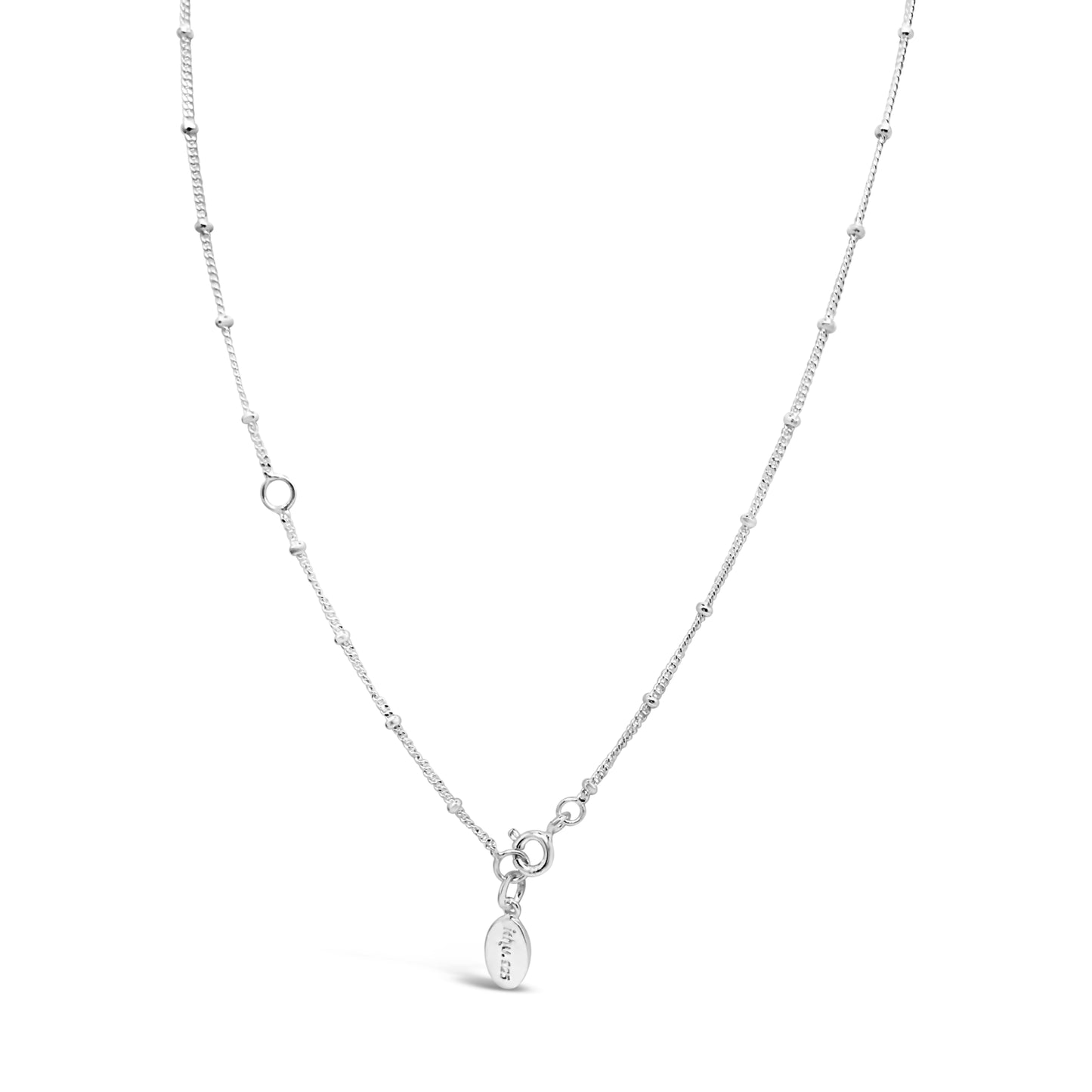Ball Chain Choker, Silver