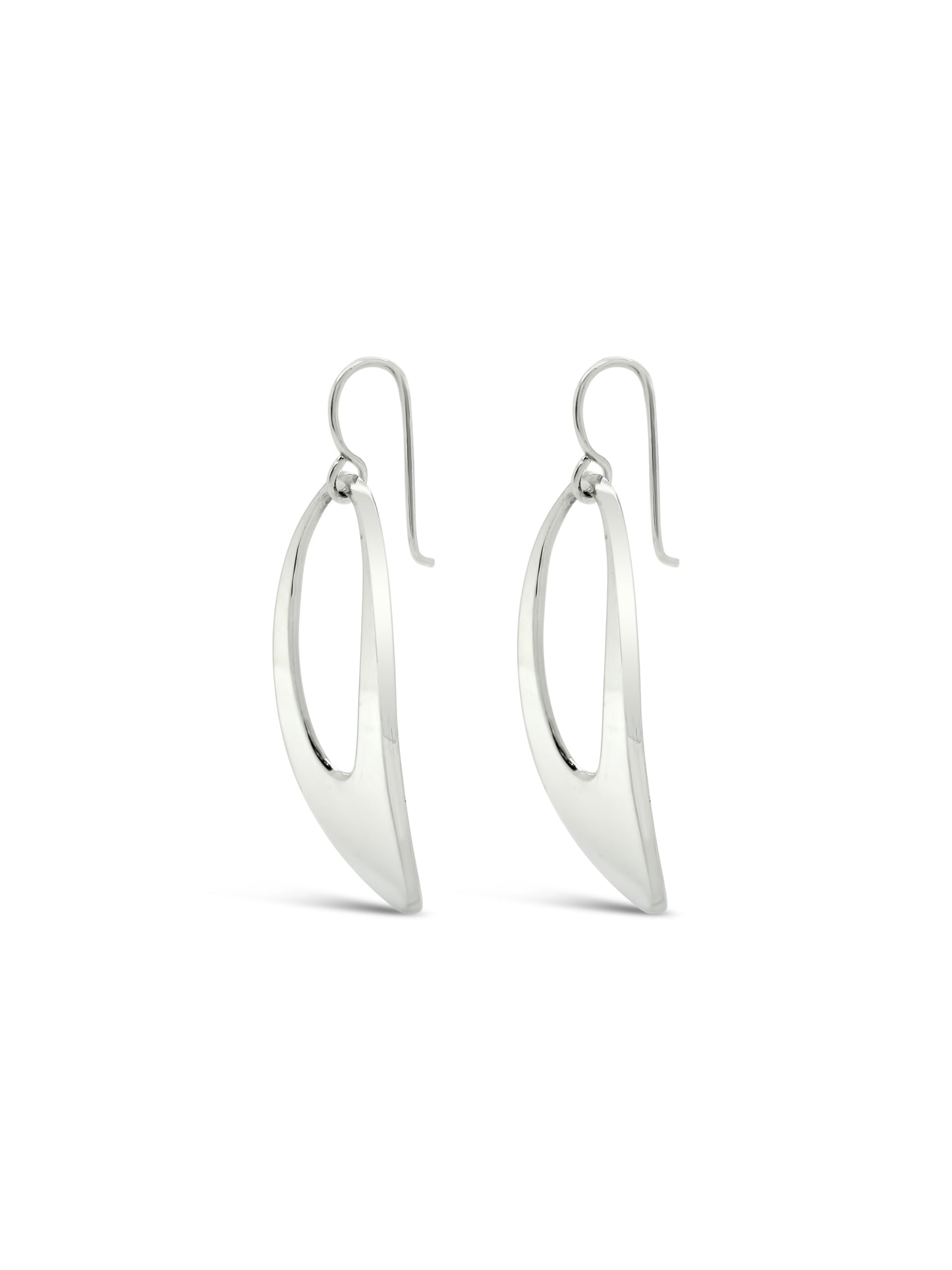 Elongated Oval Earrings