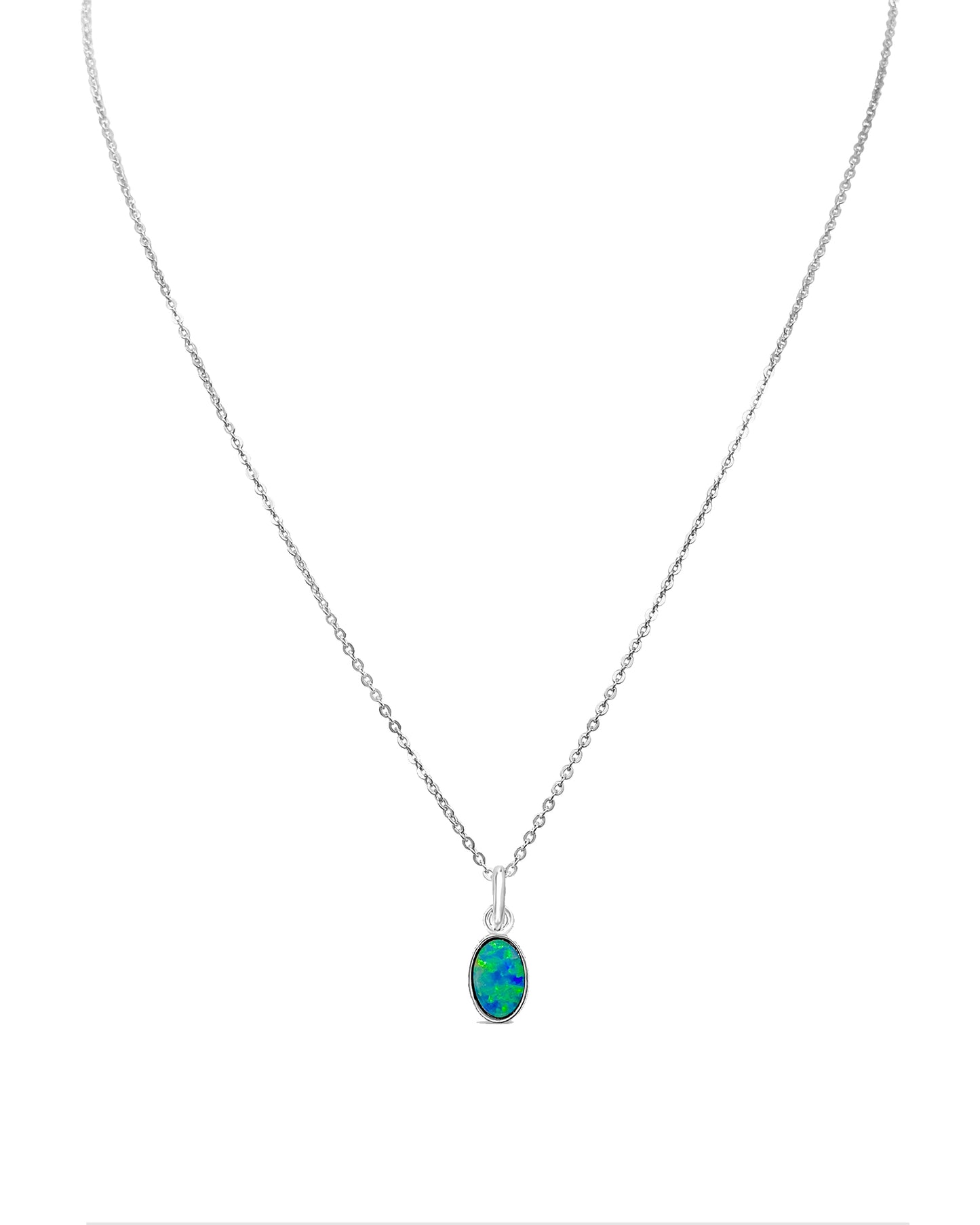 Oval Opal Charm