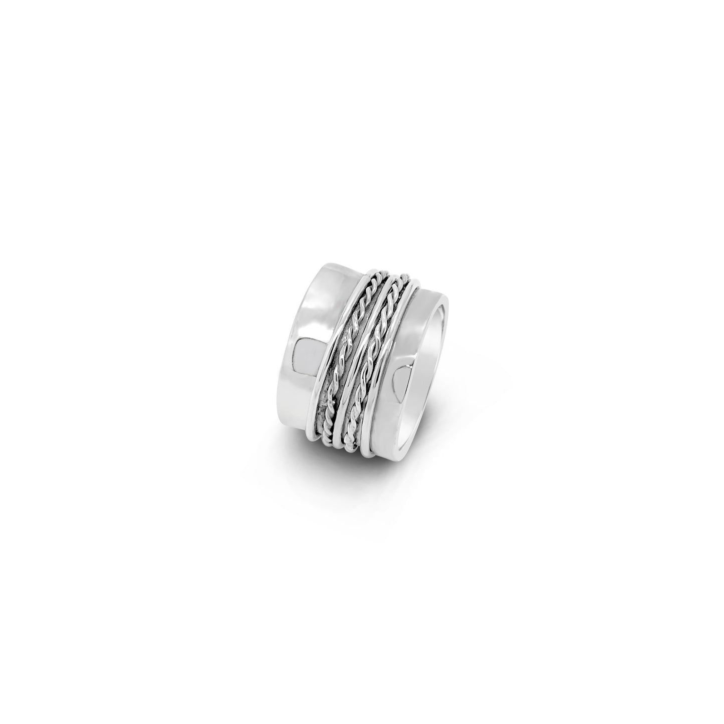 Roped Israeli Ring