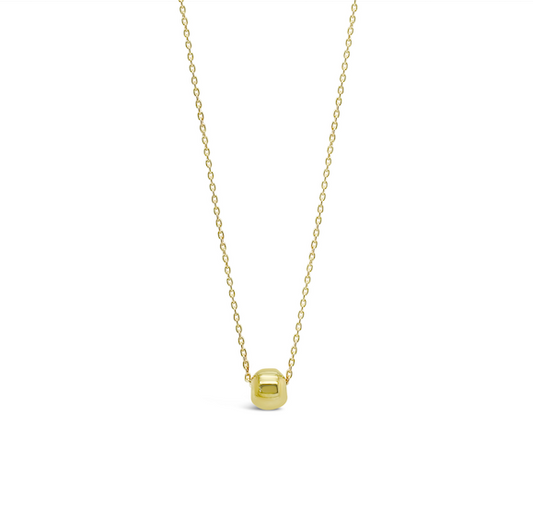 Tiny Ball Necklace, Gold