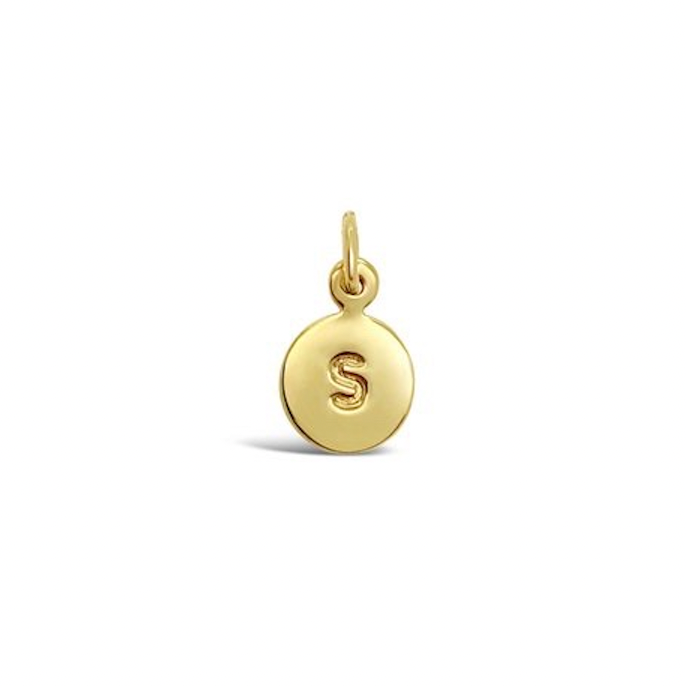 Gold Letter Pendants, Small