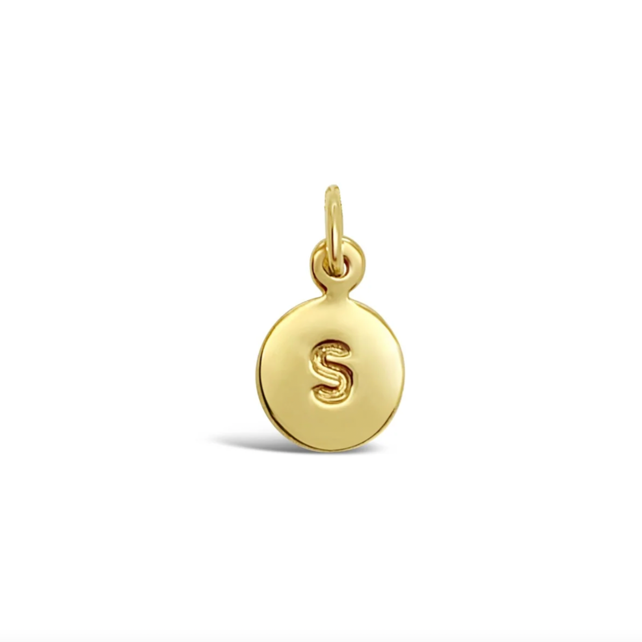 Gold Letter Pendants, Medium