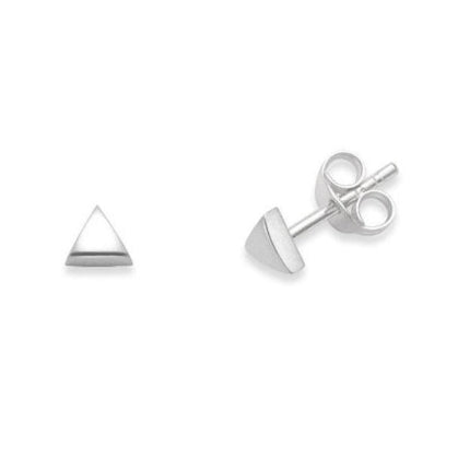 Tiny Triangle Earrings