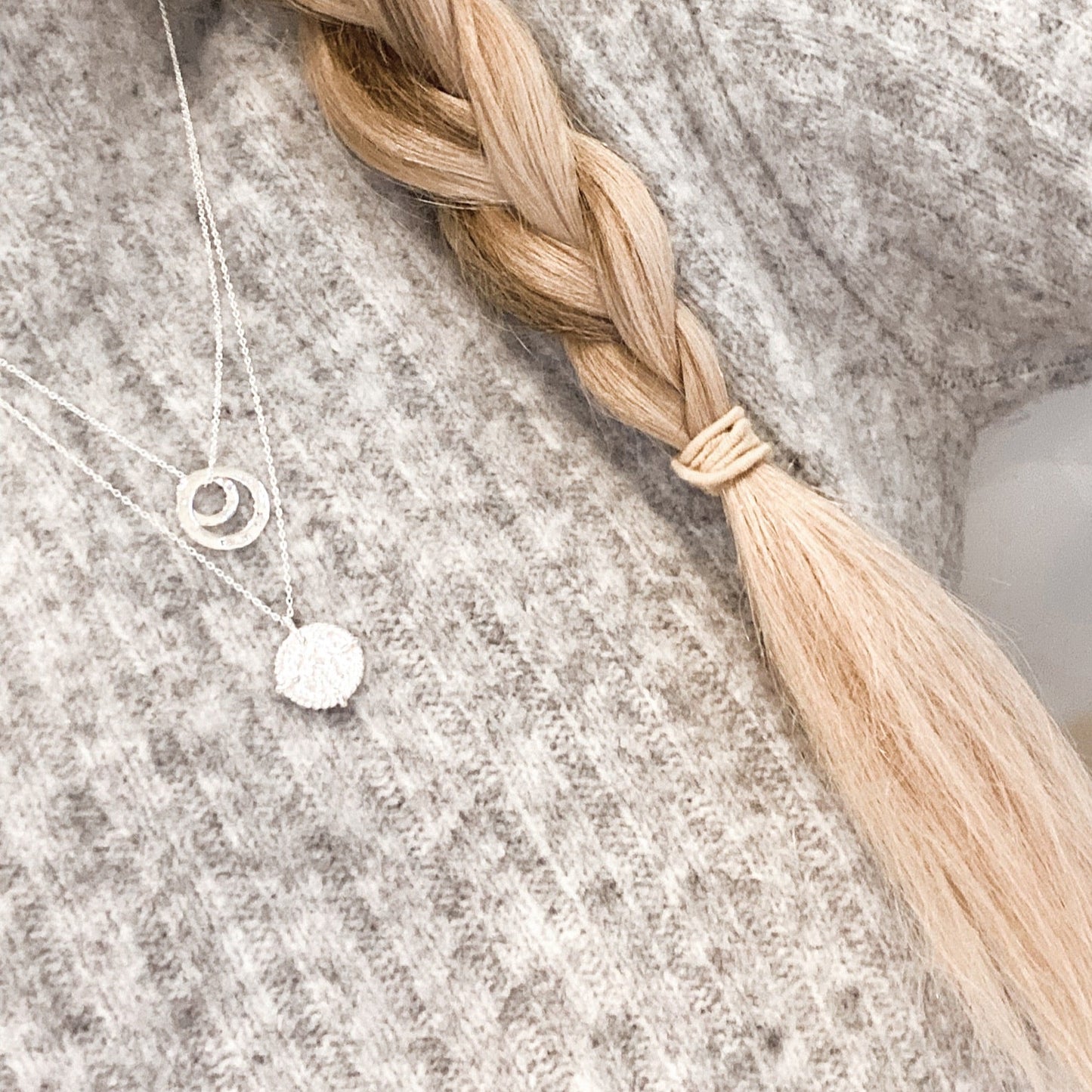 Double Circle Necklace