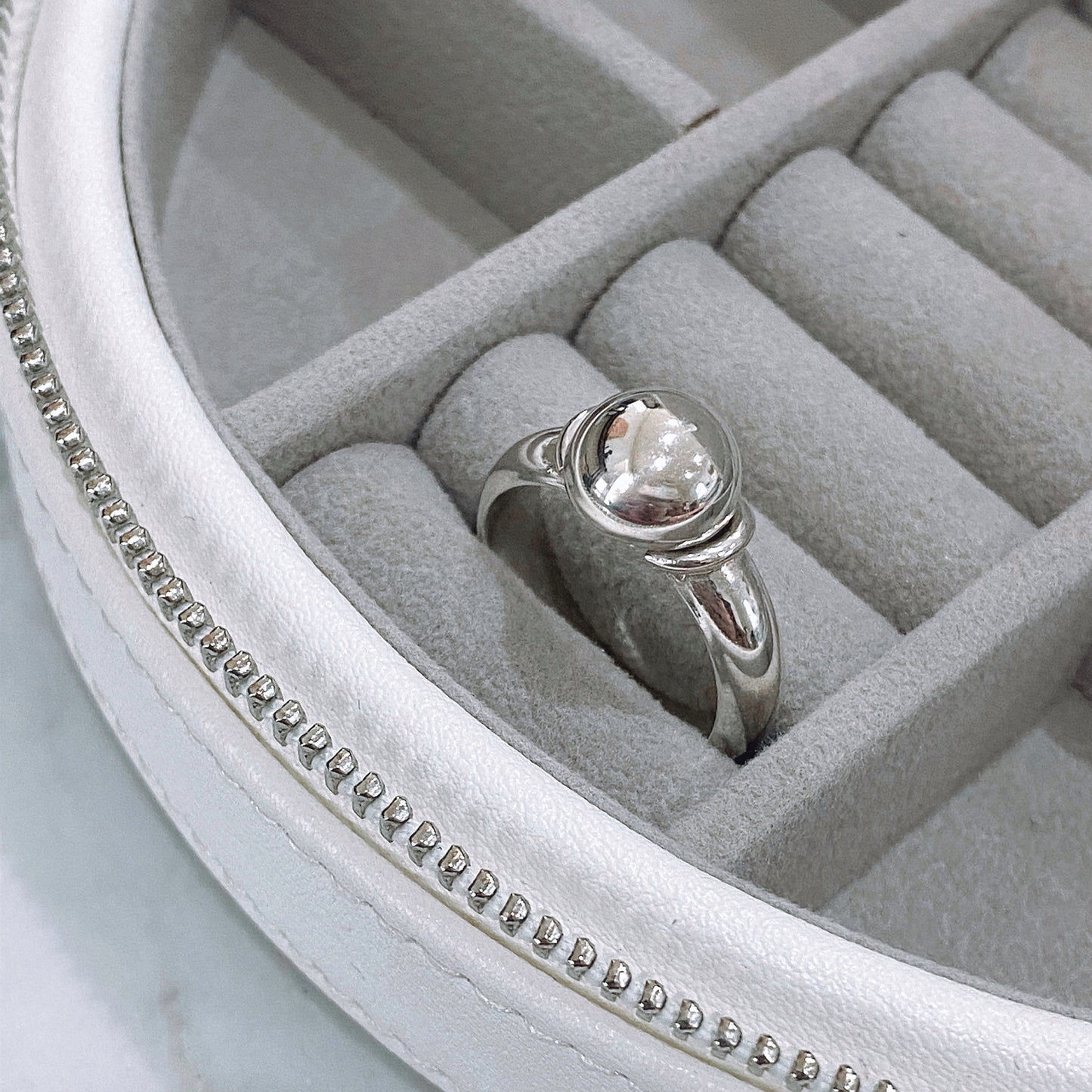Supported Half Ball Ring
