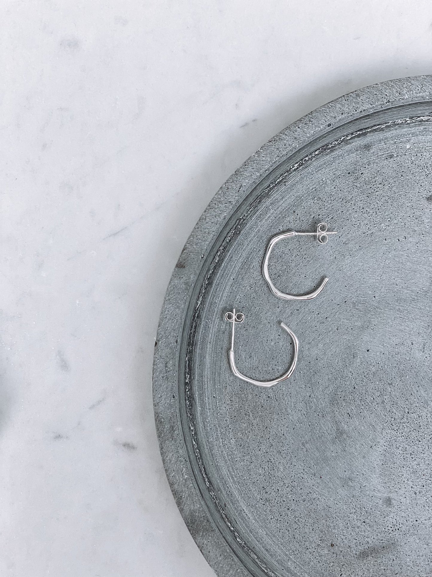 Faceted Mini Hoops