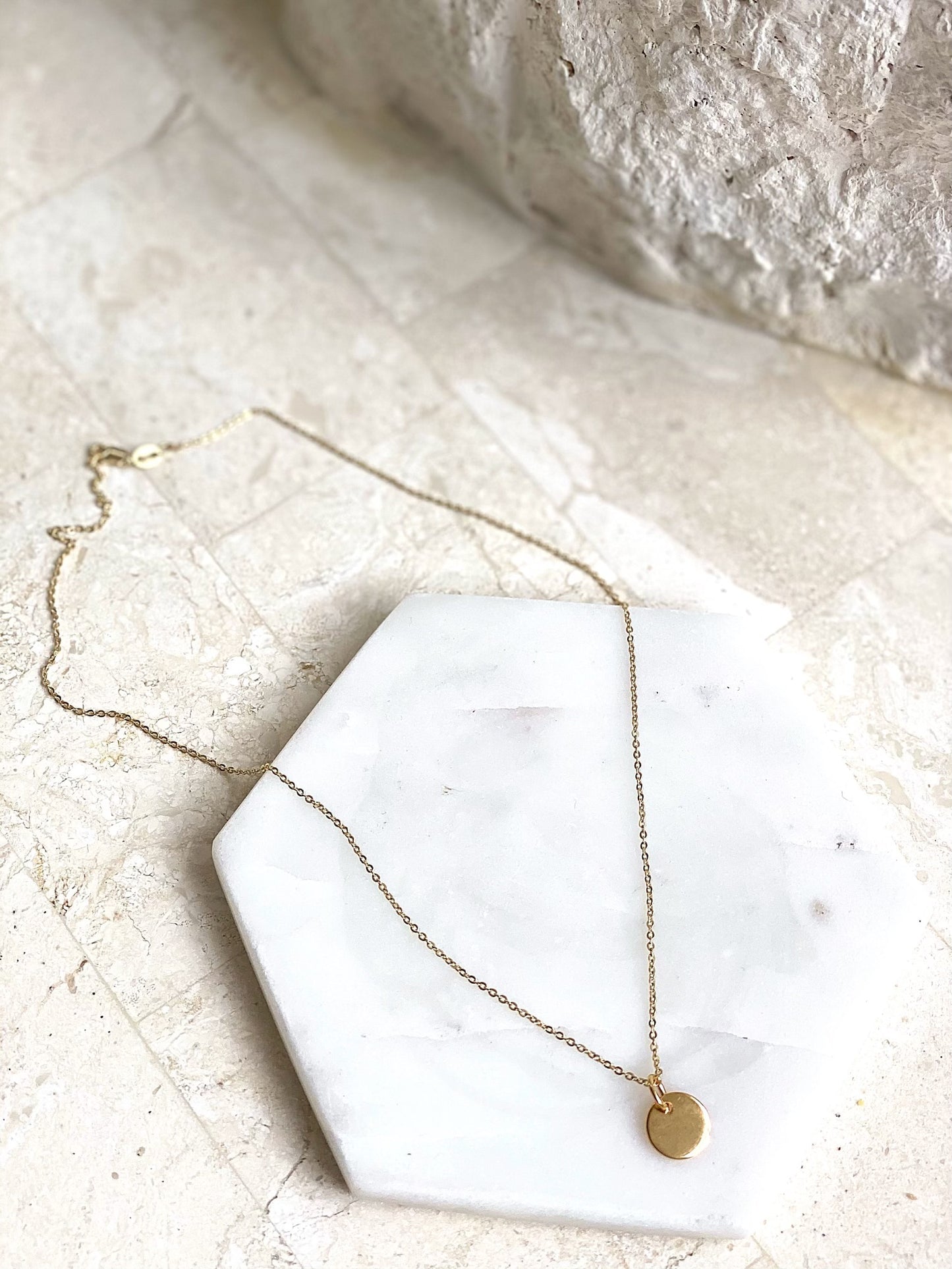 Golden Pendant Necklace