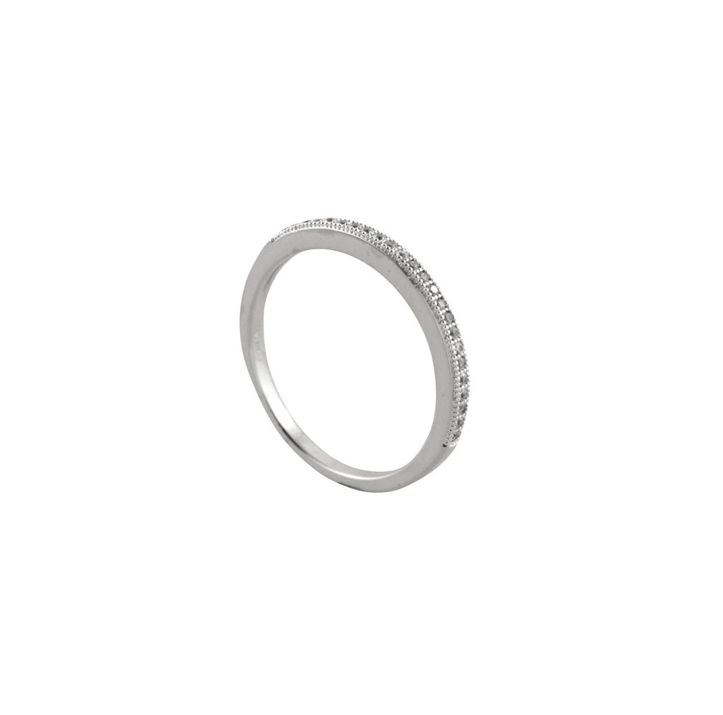Cubic Zirconia Stack Ring