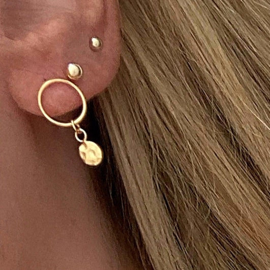 Golden Details Stud Earrings