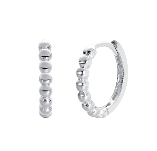 Beaded Hoop Earrings