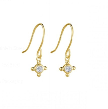 Diamond Drop Earrings